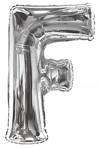  34" SP: Silver Shape Letter F