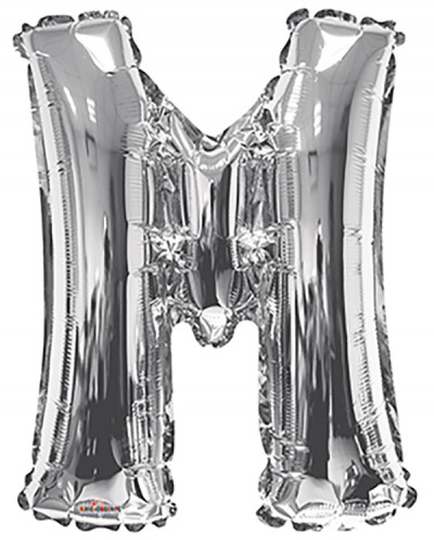  34" SP: Silver Shape Letter M