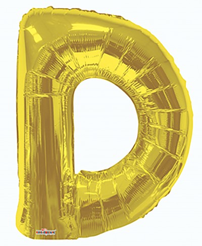  34" SP: Gold Shape Letter D