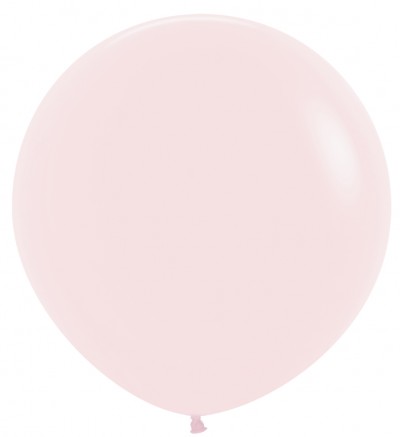 36" Pastel Matte Pink Large (2pcs)