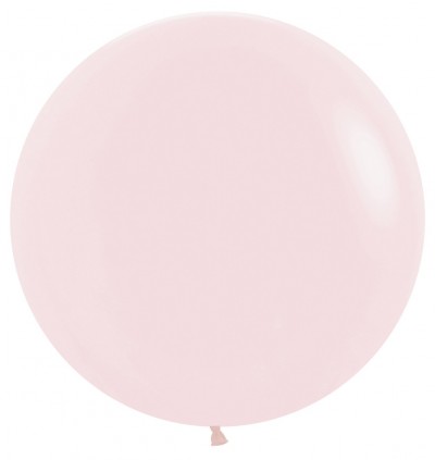 24" Pastel Matte Pink Large (10pcs)