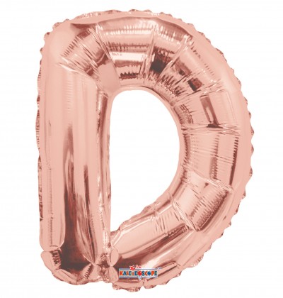  AirFilled 14" SP: Rose Gold Shape Letter D