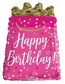  18" SP: Birthday Gift Bag Shape