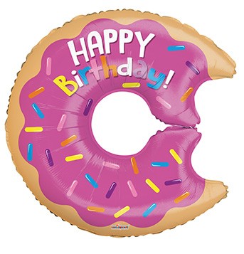  12" Birthday Donut Shape