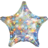 19" Holo Fireworks Star