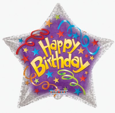 36" SP: Birthday Streamers