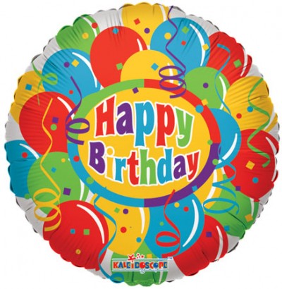 18" SP: SV Balloons & Confetti Happy Birthday