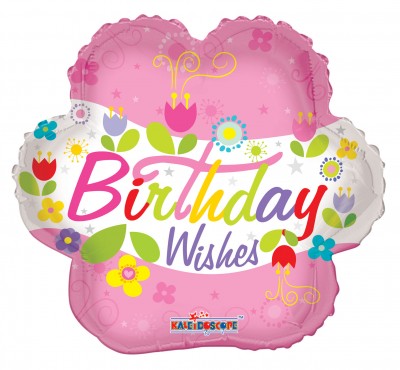 18" SP: Birthday Wishes Flower