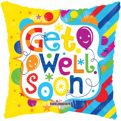 18" SP: GET WELL FRAME GELLIBEAN