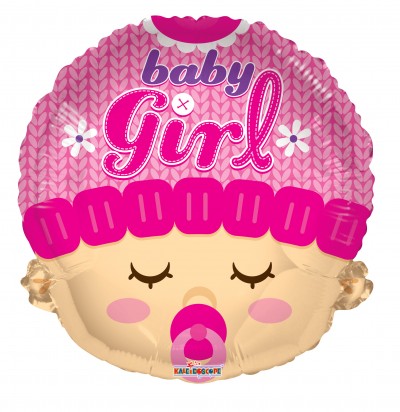 18" SP: BABY GIRL HEAD SHAPE