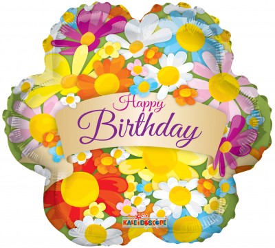 18" SP: SV HB FLOWERS WITH BANNER