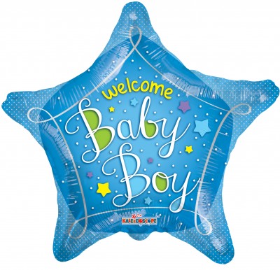 18" SP:  BV WELCOME BABY BLUE STAR