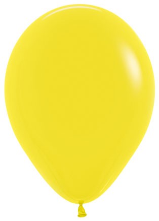11" Fashion Yellow Round (50pcs)