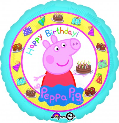 Standard Peppa Pig Happy Birthday