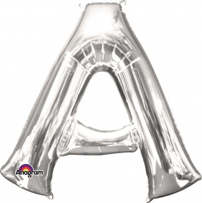 Anagram SuperShape Letter "A" Silver