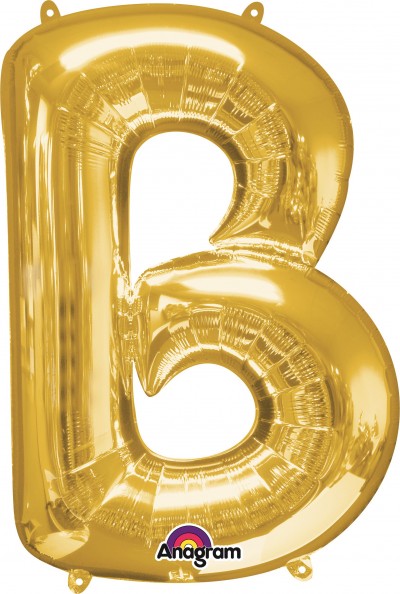 Anagram SuperShape Letter "B" Gold