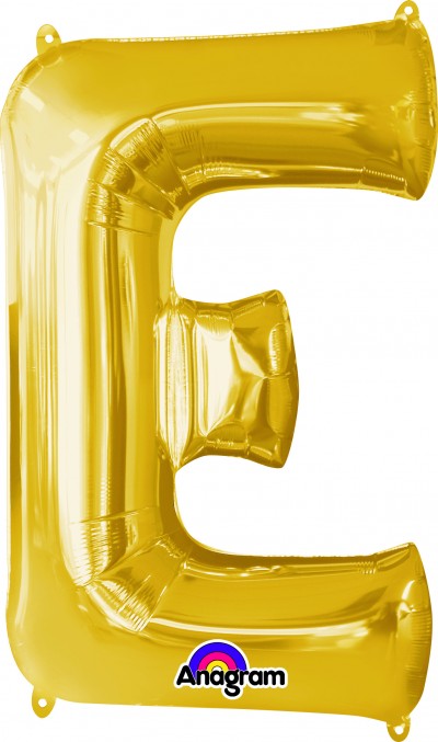 Anagram SuperShape Letter "E" Gold