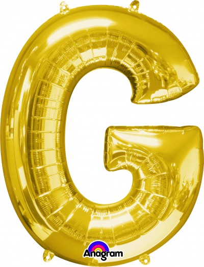 Anagram SuperShape Letter "G" Gold