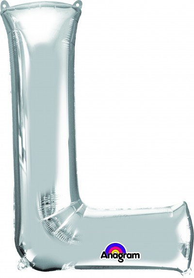 Anagram SuperShape Letter "L" Silver