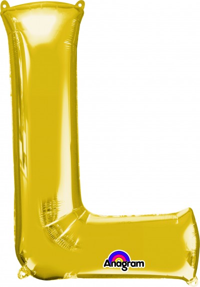 Anagram SuperShape Letter "L" Gold