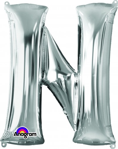 Anagram SuperShape Letter "N" Silver