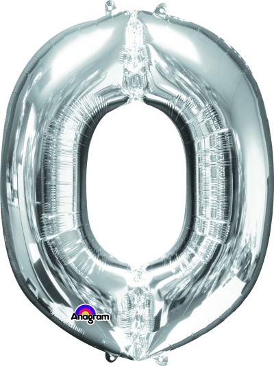 Anagram SuperShape Letter "O" Silver