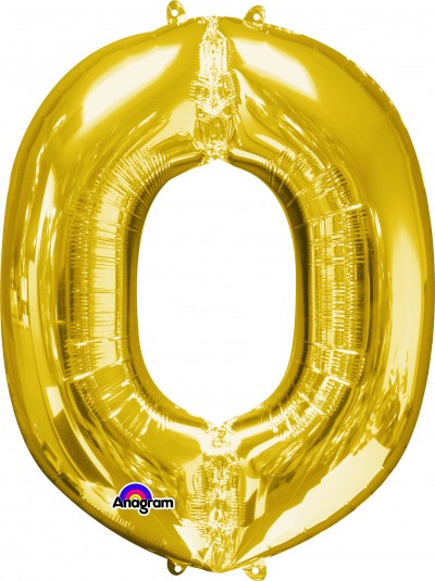 Anagram MiniShape Letter "O" Gold