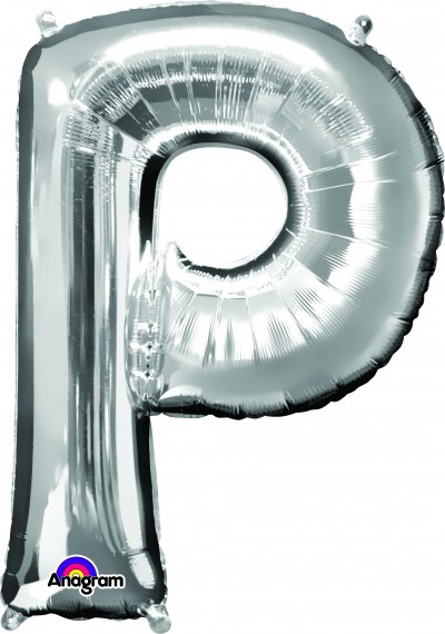 Anagram SuperShape Letter "P" Silver