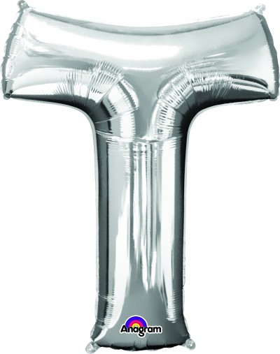 Anagram MiniShape Letter "T" Silver