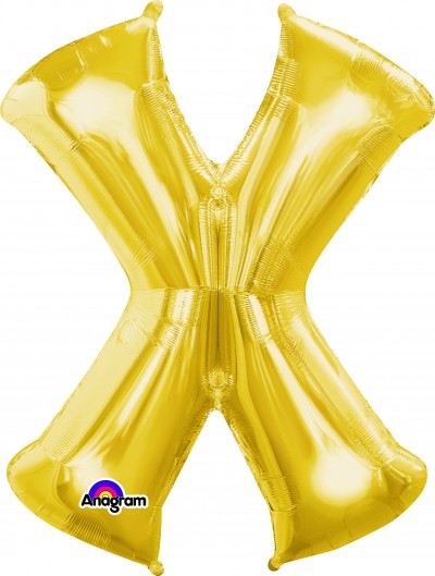 Anagram SuperShape Letter "X" Gold