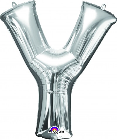 Anagram SuperShape Letter "Y" Silver