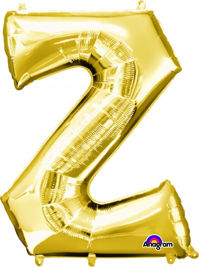 Anagram SuperShape Letter "Z" Gold