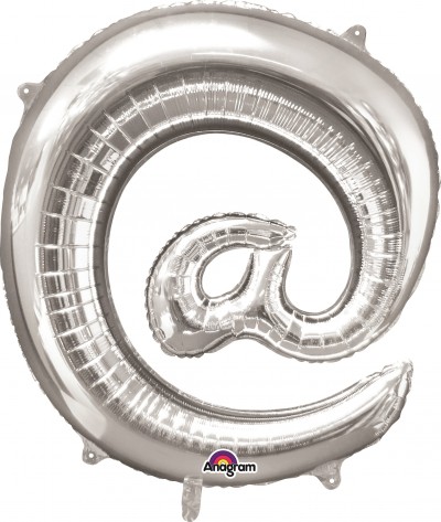 Anagram MiniShape Symbol " @ " Silver