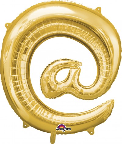 Anagram MiniShape Symbol " @ " Gold