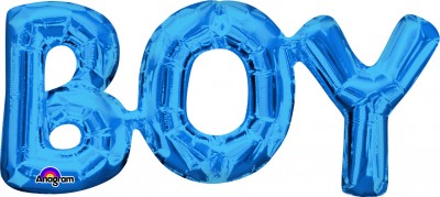 SuperShape Phrase " BOY" BLUE