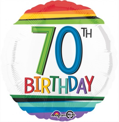 Standard Rainbow Birthday 70
