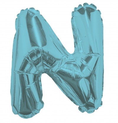 AirFilled: 14" LETTER N LIGHT BLUE