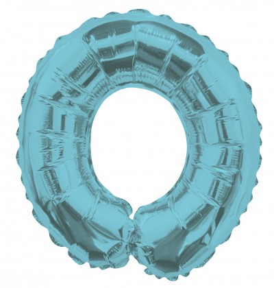 AirFilled: 14" LETTER O LIGHT BLUE