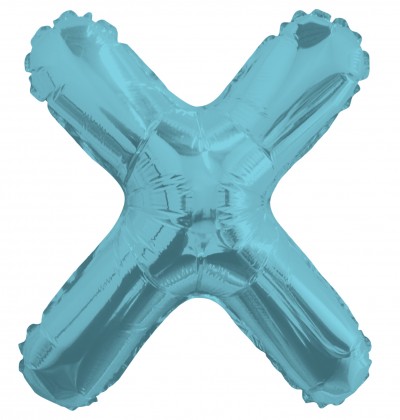 AirFilled: 14" LETTER X LIGHT BLUE