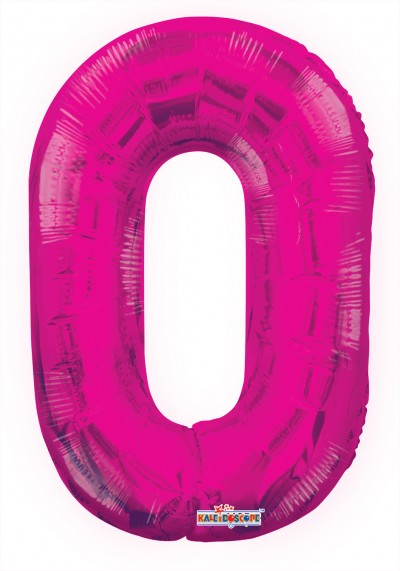 AirFilled: 14" NUMBER 0 HOT PINK