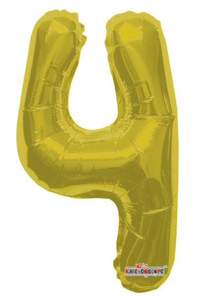 AirFilled: 14" NUMBER 4 GOLD