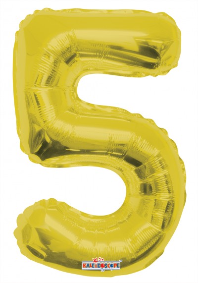 AirFilled: 14" NUMBER 5 GOLD
