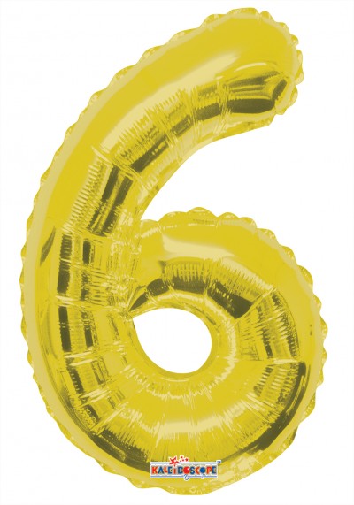 AirFilled: 14" NUMBER 6 GOLD