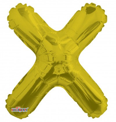AirFilled: 14" LETTER X GOLD