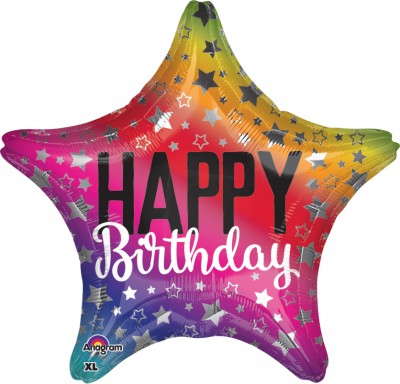 Standard Star Rainbow Star Birthday