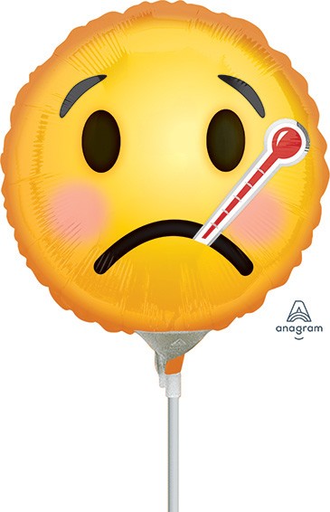 4" Get Well Emoticon