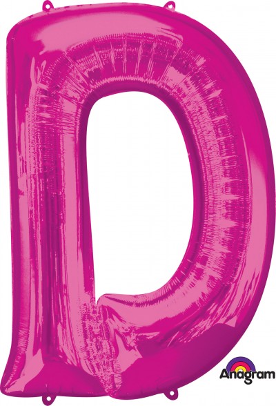 SuperShape Letter "D" Pink