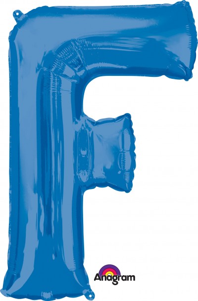 SuperShape Letter "F" Blue