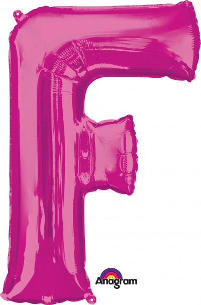 SuperShape Letter "F" Pink