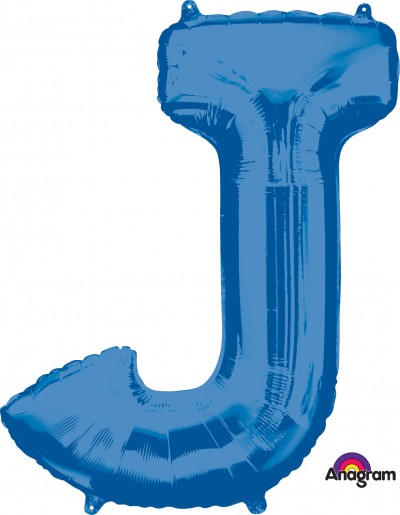 SuperShape Letter "J" Blue